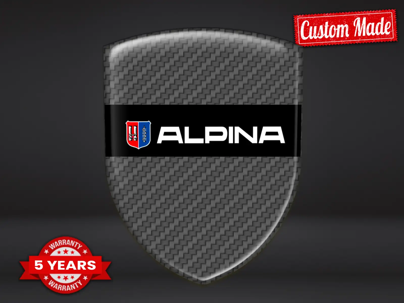 Alpina Wandaufkleber Auto Universal Hochwertig Pro